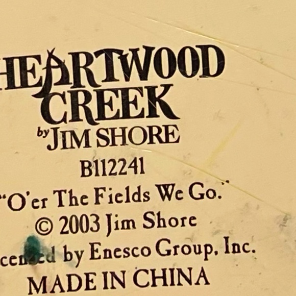 2003 Jim Shore “O’er The Fields We Go” Wooden Santa - Picture 6 of 8